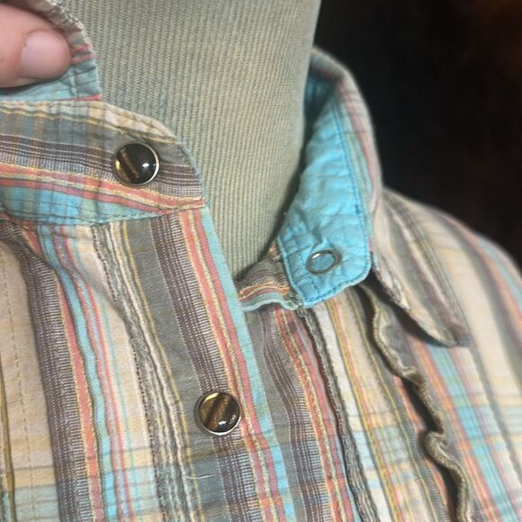 Tasha Polizzi button down shirt M (5375) - Picture 4 of 7